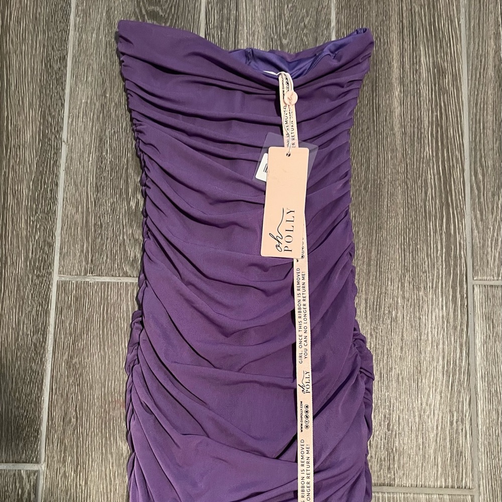 Oh Polly strapless dress